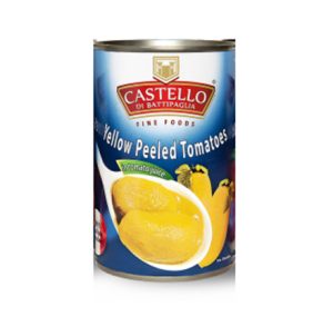 PEELED YELLOW TOMATOES 24X400GM CASTELLO